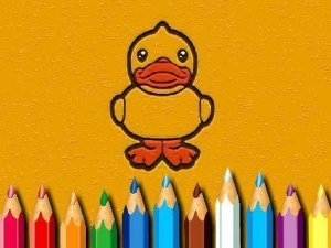 Duck Coloring Art Activity
