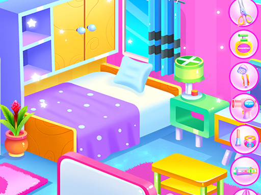 Violet Dream Castle Clean - Princess Dress Up Game Kids Game