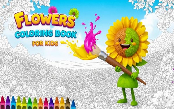 Blossom Palette: A Drawing Adventure for Children