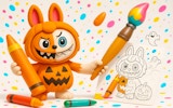 Holiday Character Color Art