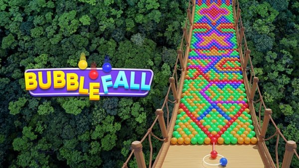 Bubble Fall Online Puzzle Arcade Game