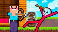 Noob Archer vs Stickmen Pranksters
